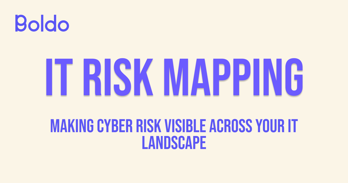 IT Risk Mapping: strategy, governance & resilience | Boldo